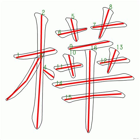 樺幾劃|漢字: 樺的筆畫順序 (“樺”16劃) 